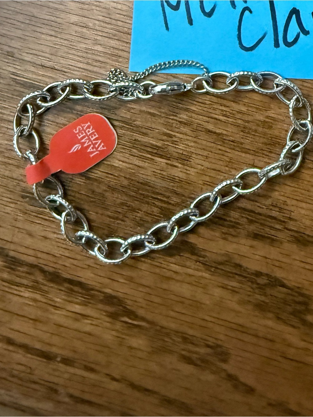 James Avery Silver Link Chain Bracelet size medium